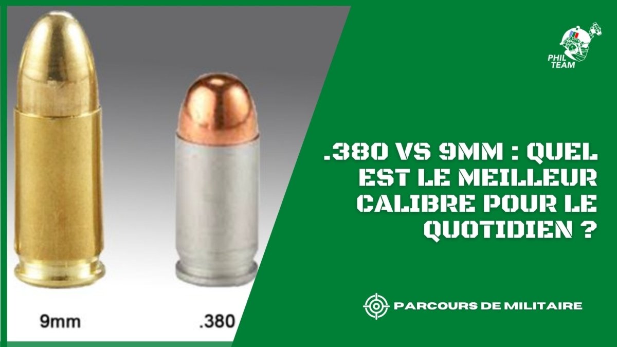 .380 vs 9mm : Quel est le meilleur calibre pour le quotidien (EDC) ? - Phil Team