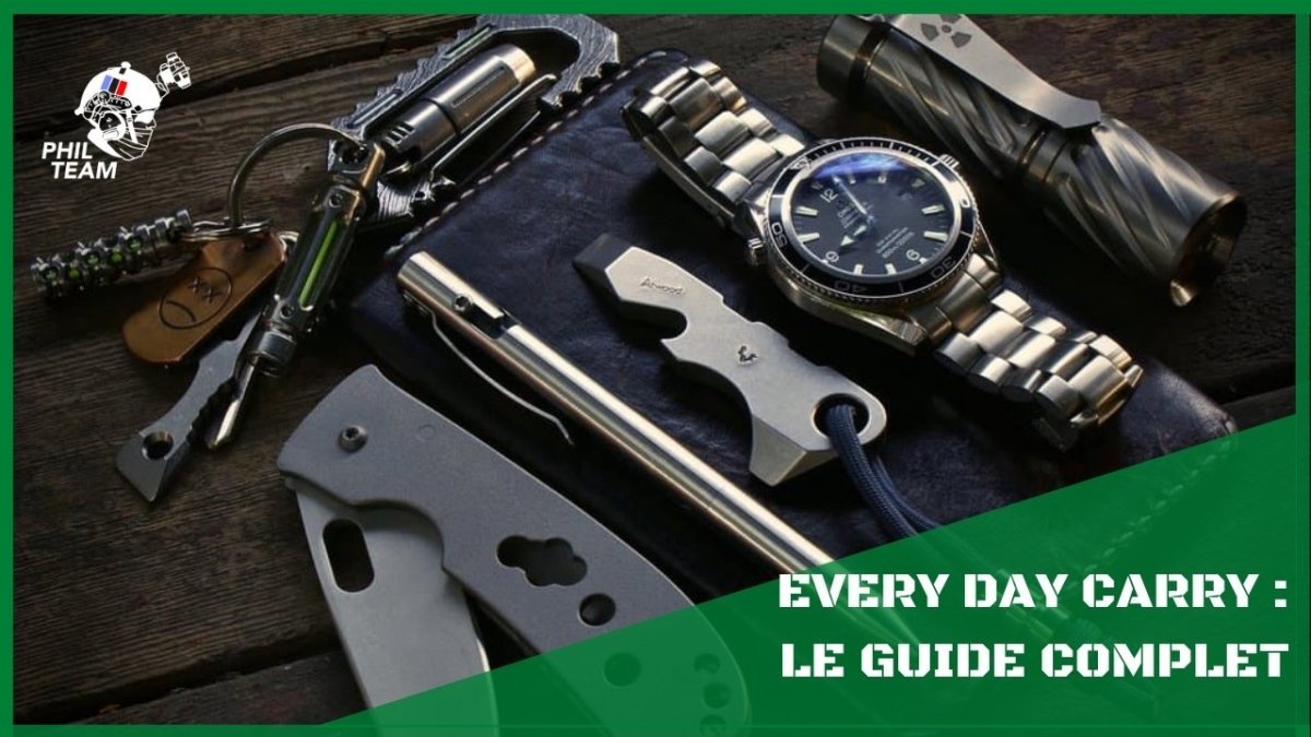 Qu'est-ce que l'EDC ? Le guide du débutant de l'Every Day Carry - Phil Team