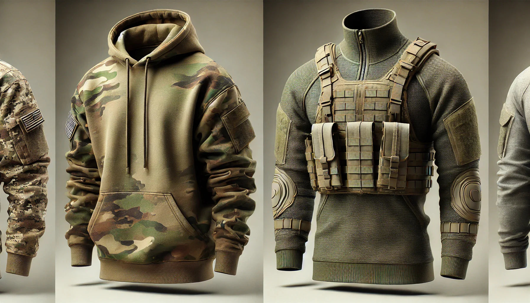 Sweat & Pull Militaire
