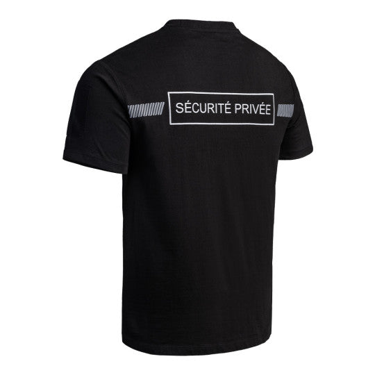 T-shirt SÉCU-ONE HV-TAPE Sécurité Privée noir