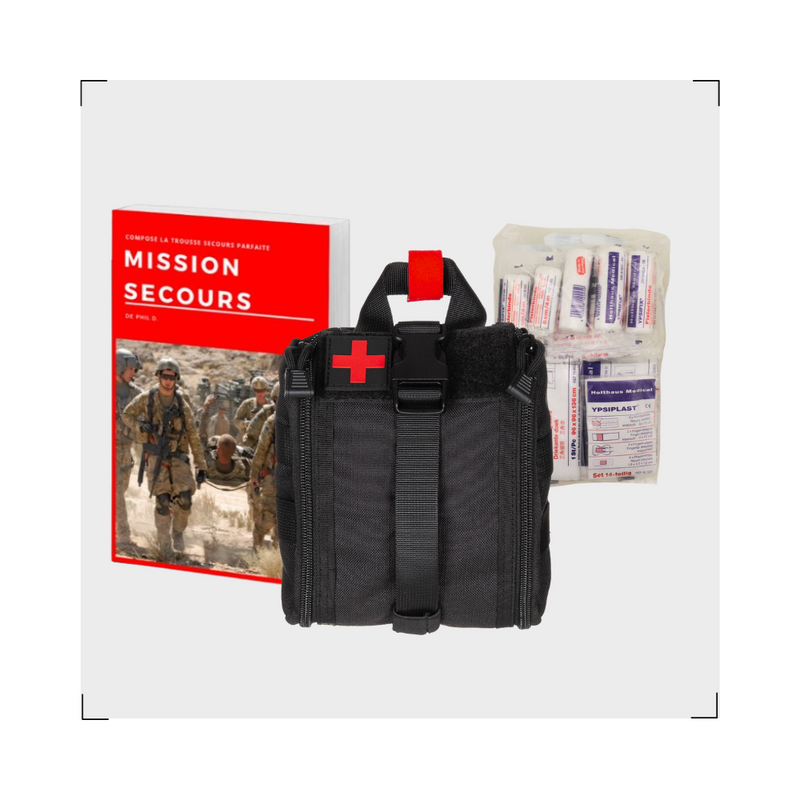 RESCUE ™️ pack: First aid kit + Book