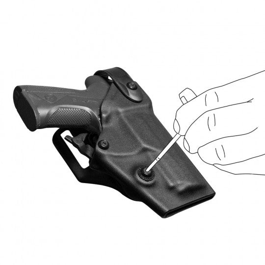 Holster Vegatek Short VKS8 noir pour SIG PRO 2022 - PhilTeam