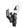 Holster Vegatek Short VKS8 noir pour SIG PRO 2022 - PhilTeam